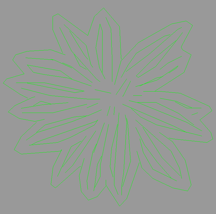 Bloque Autocad Vista de Árbol Color 18 en Planta
